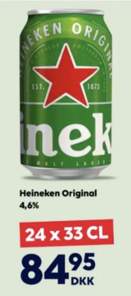 Heineken, Øl 24 pk.