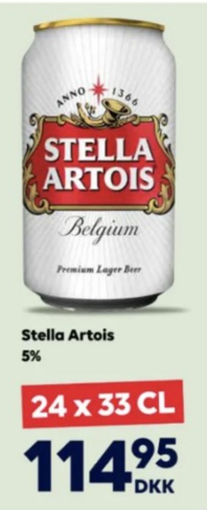 Stella Artois, Specialøl 24 pk.