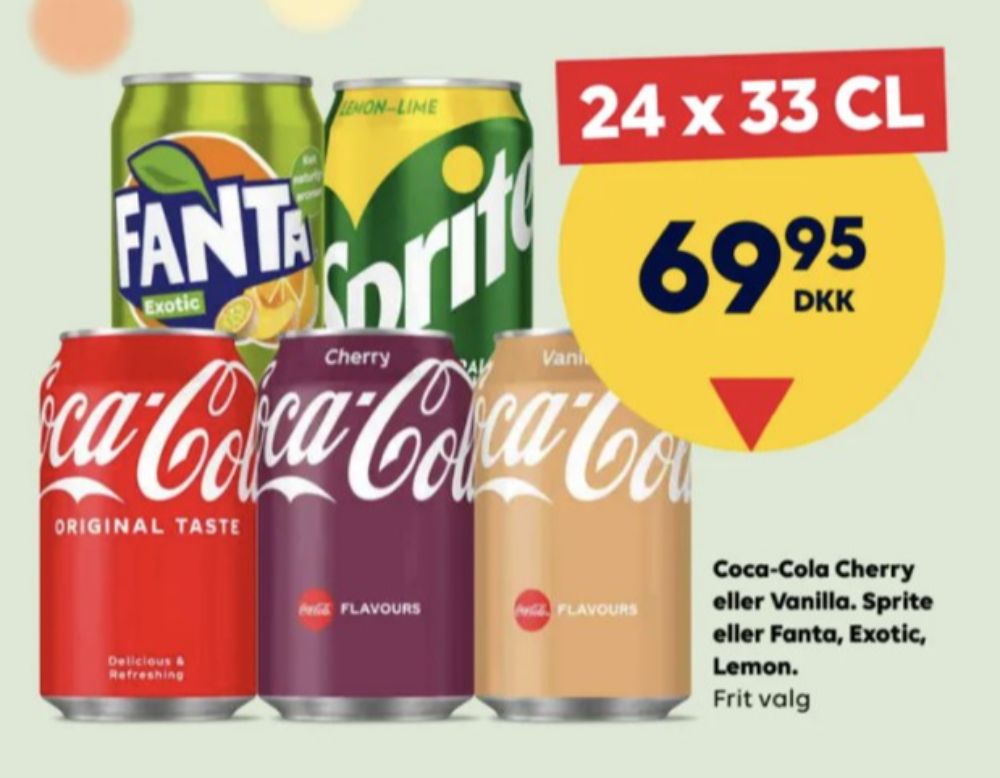 Fanta Exotic, Appelsinsodavand 24 pk.