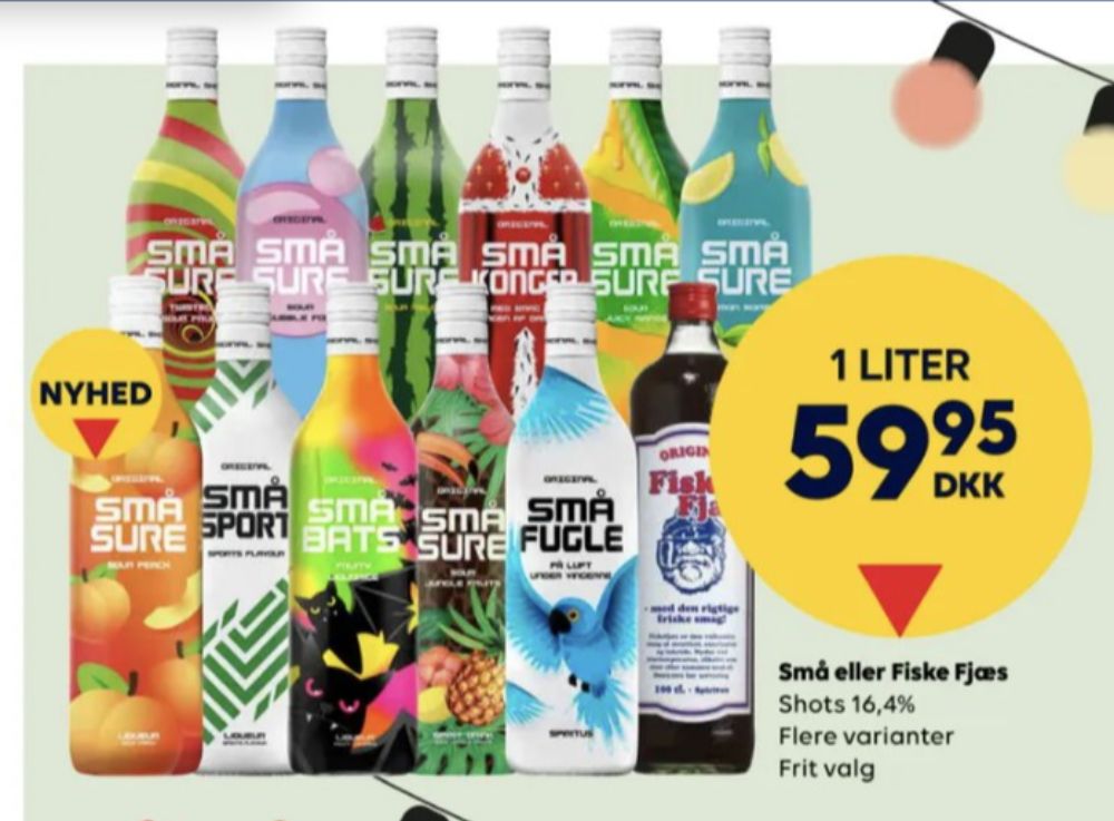 Små Sure, Shots Twisted Sour Fruit