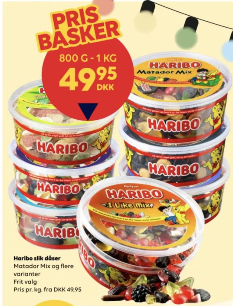 Haribo Matador Mix, Slikbøtter Dark
