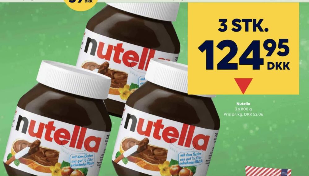 Nutella, Smørepålæg