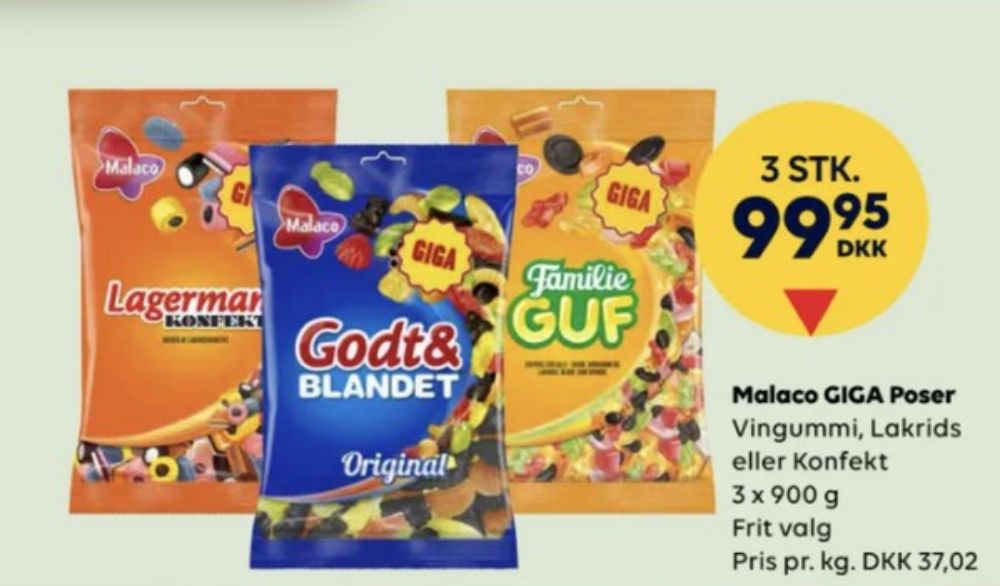 Malaco Lagerman Konfekt, Lakridskonfekt