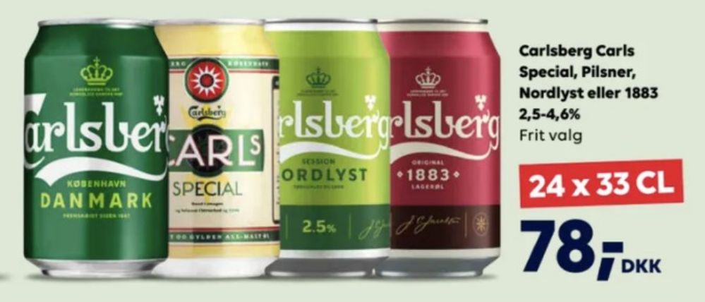 Carlsberg Carls Special, Øl 24 pk.