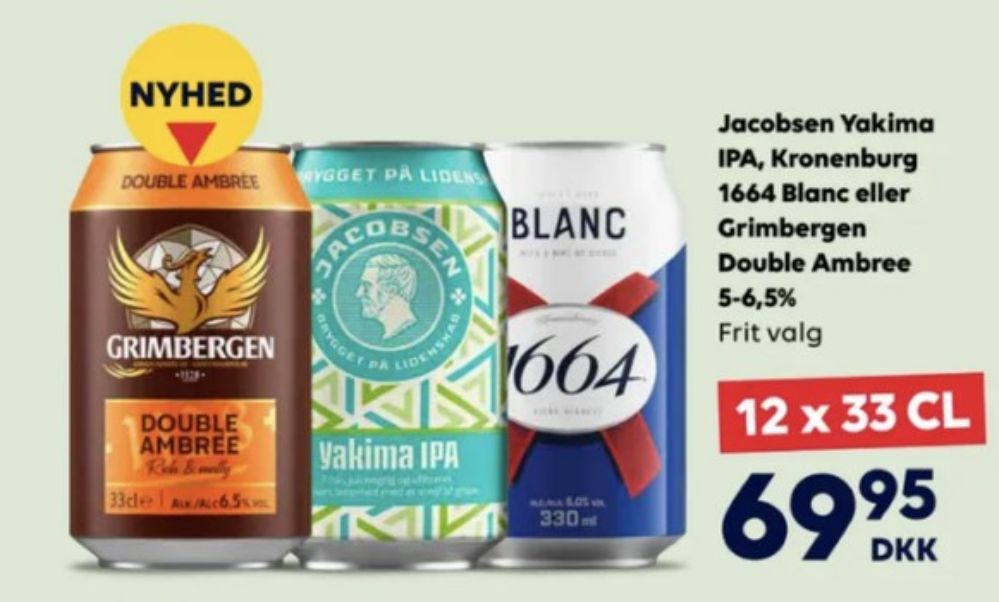 Grimbergen Double Ambrée, Specialøl 12 pk.