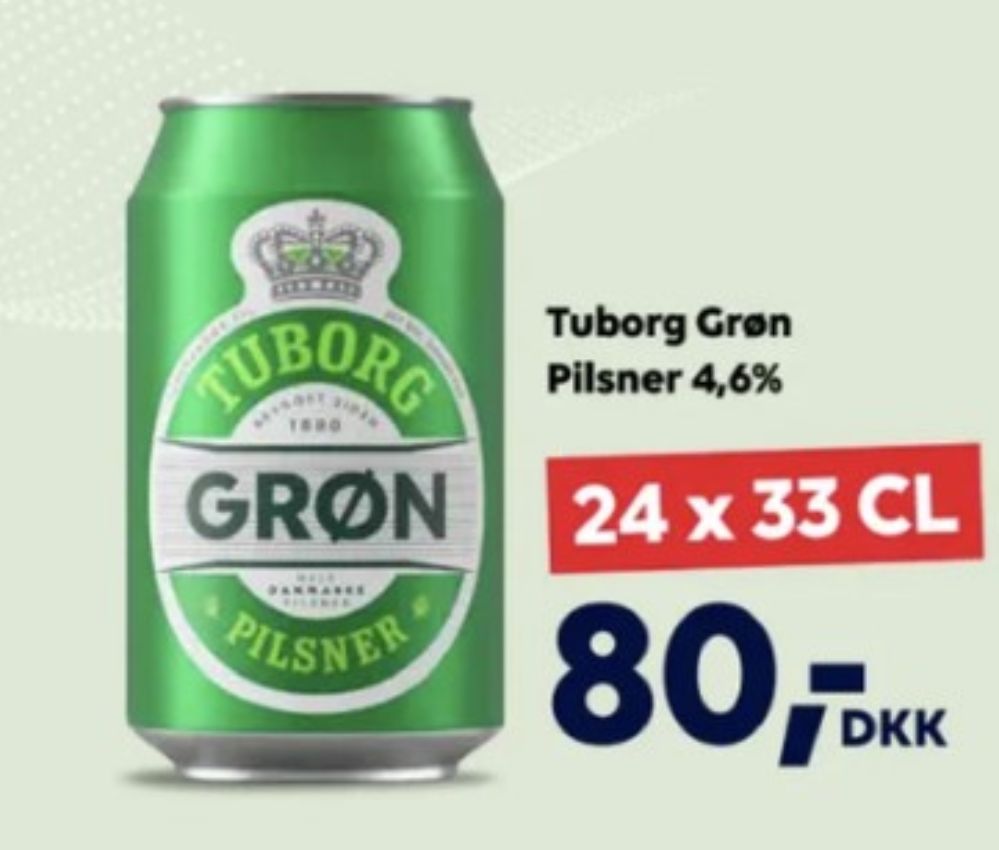 Tuborg Grøn, Øl 24 pk.
