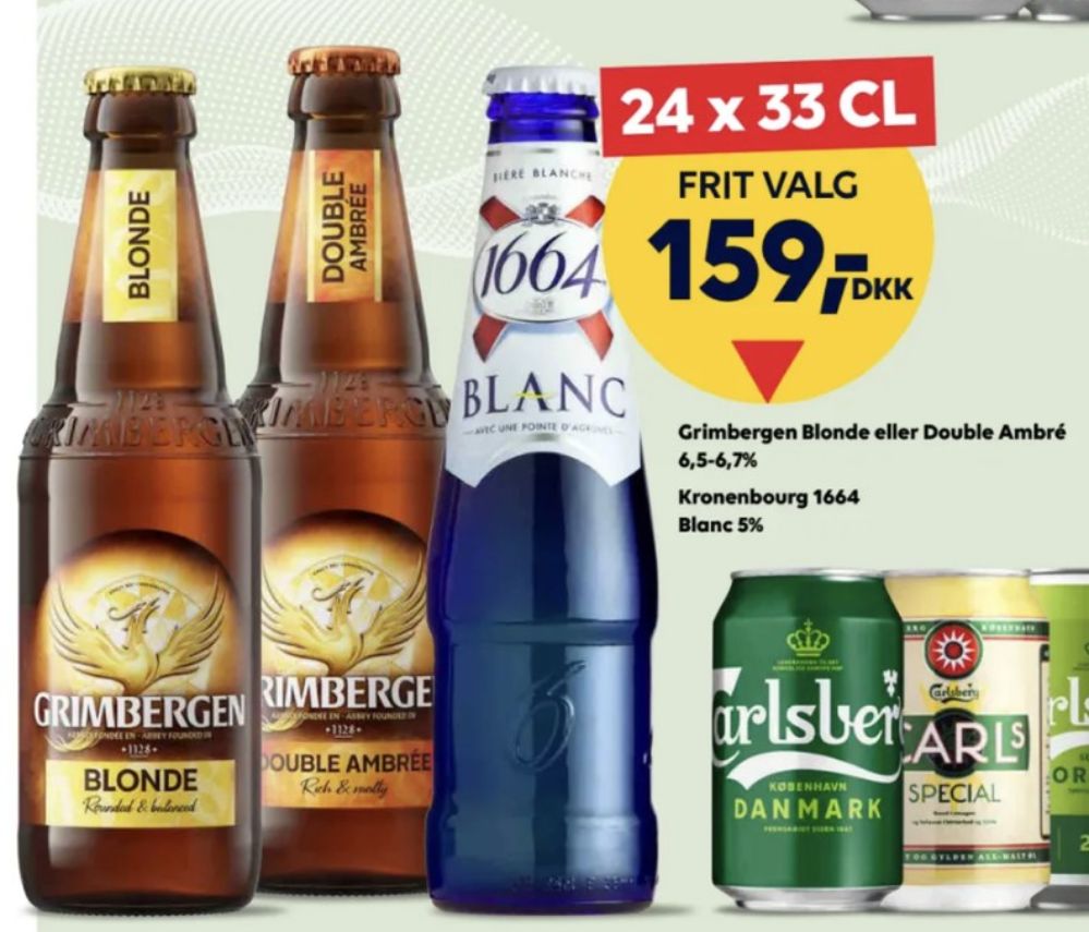 Grimbergen Double Ambrée, Specialøl 24 pk.