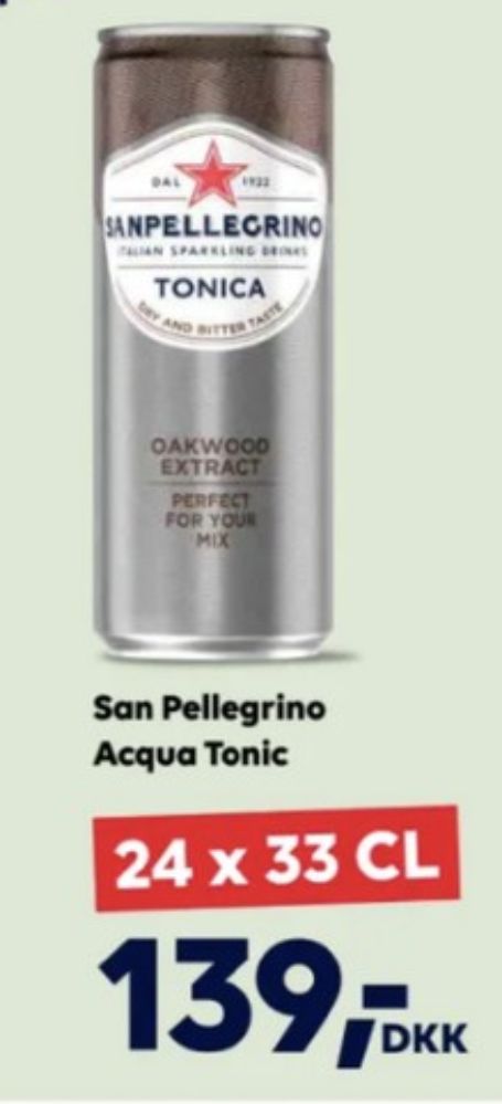 San Pellegrino, Tonicvand 24 pk.