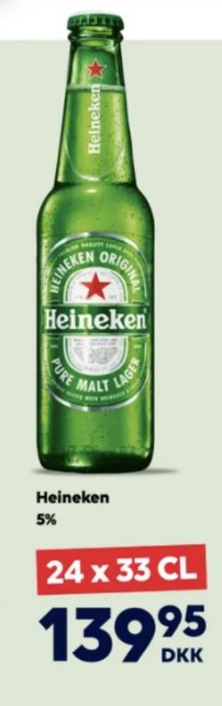 Heineken, Øl 24 pk.