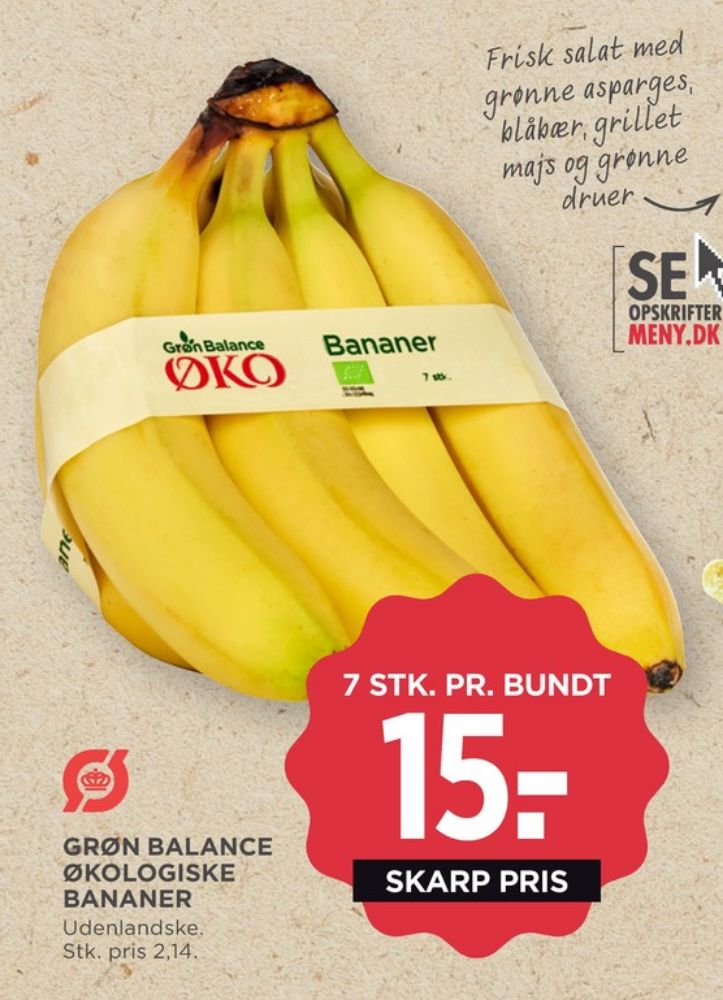 Grøn Balance, Bananer