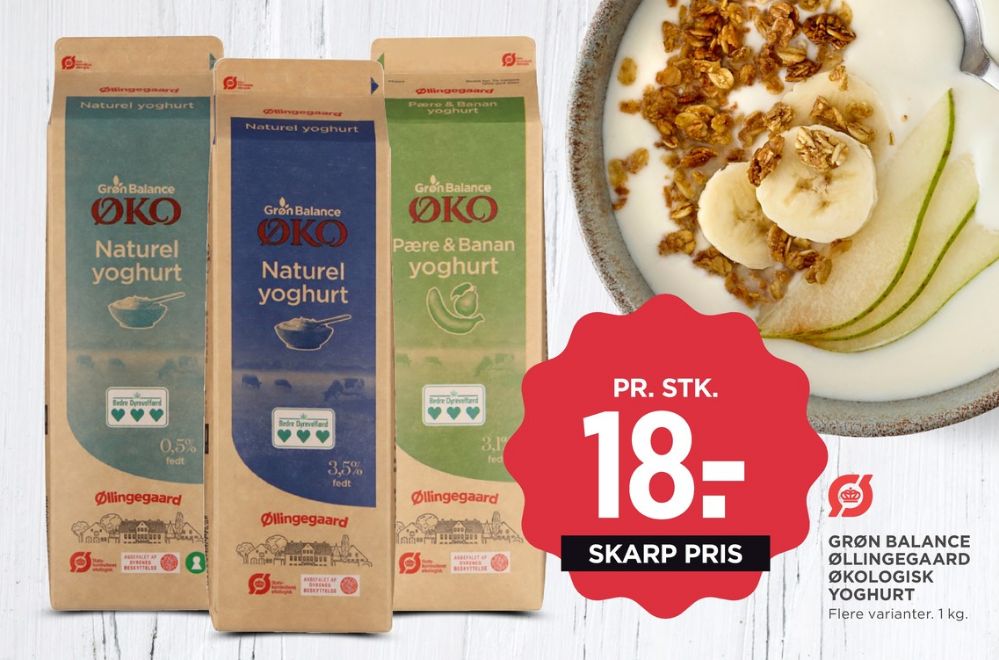 Grøn Balance Øllingegaard, Naturel Yoghurt 