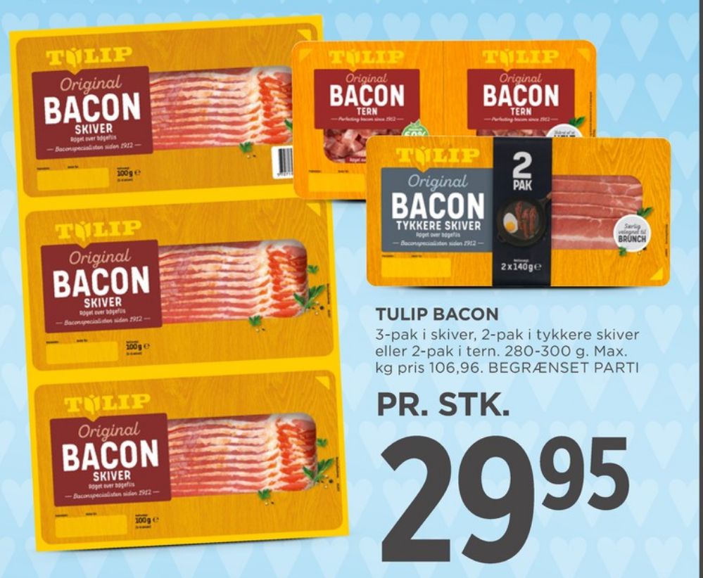 Tulip, Baconskiver