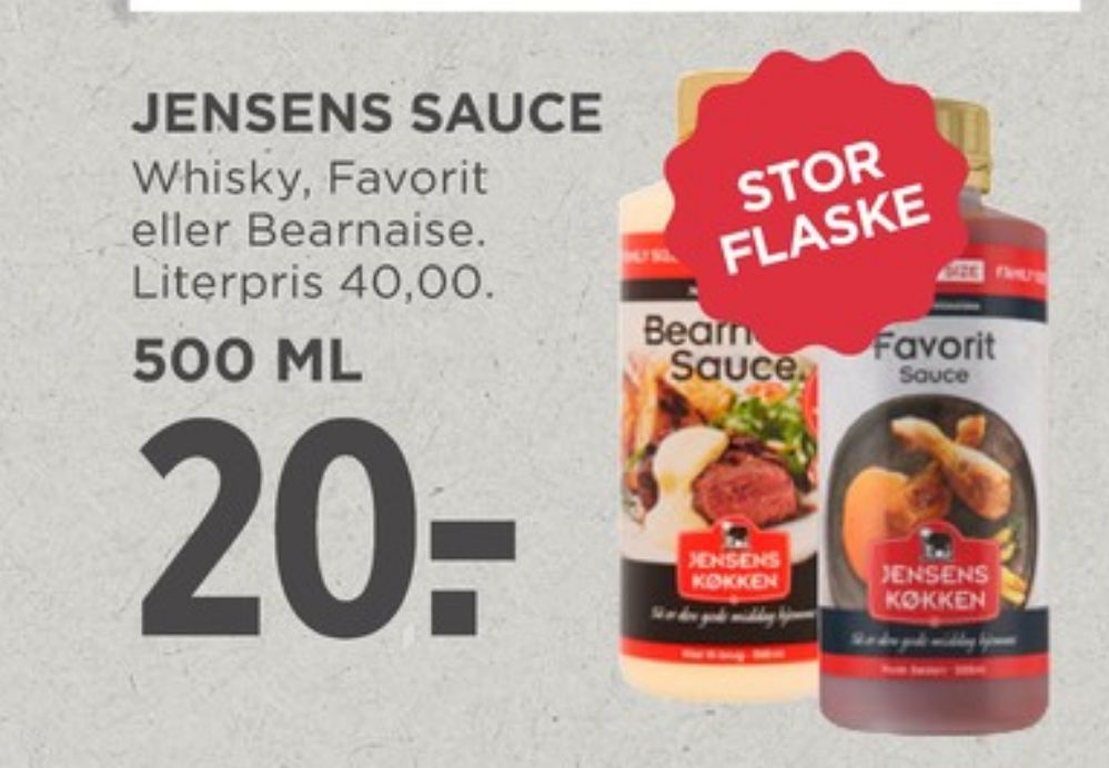 Jensens Køkken, Bearnaisesauce