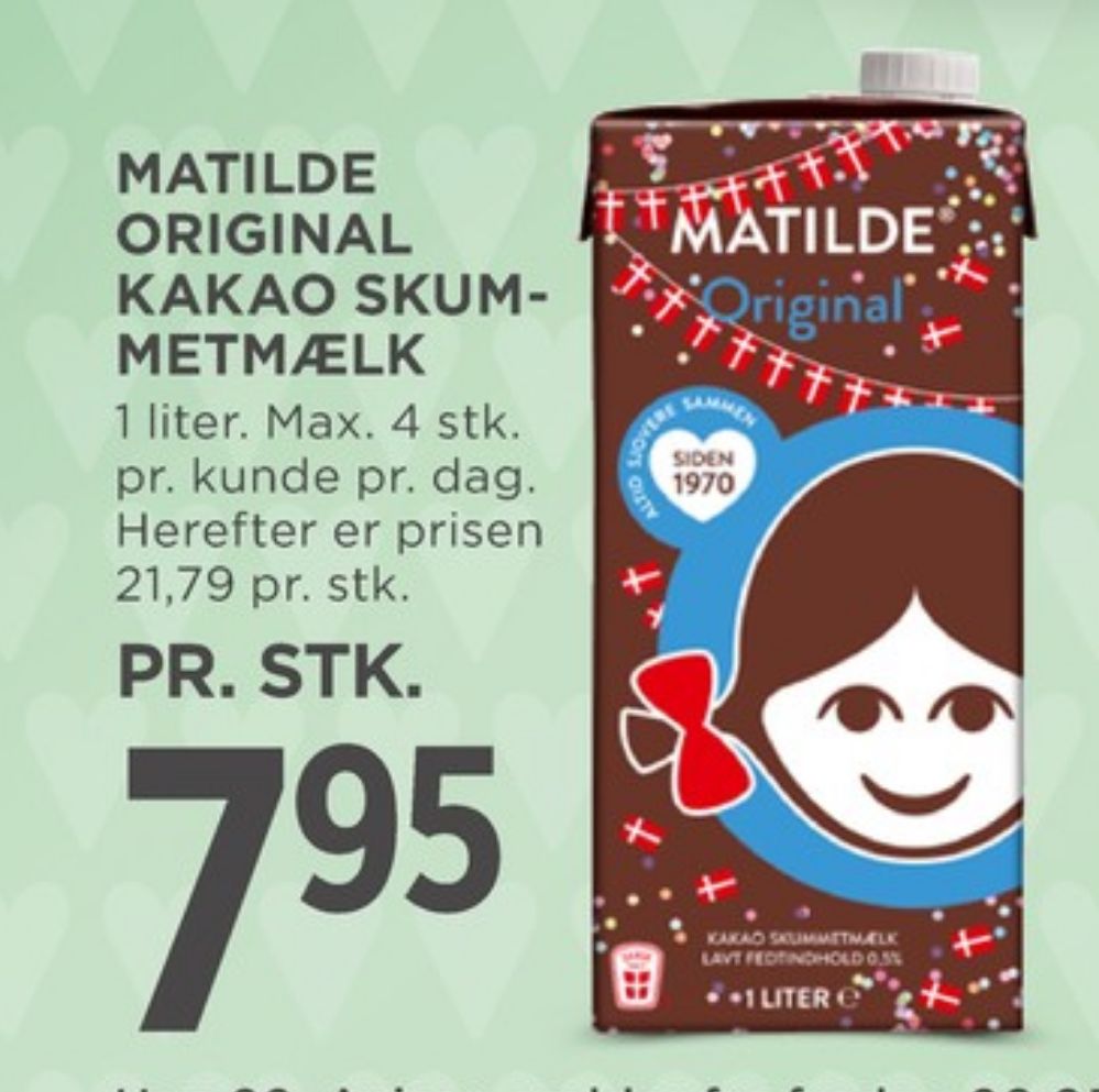 Matilde, Kakaomælk