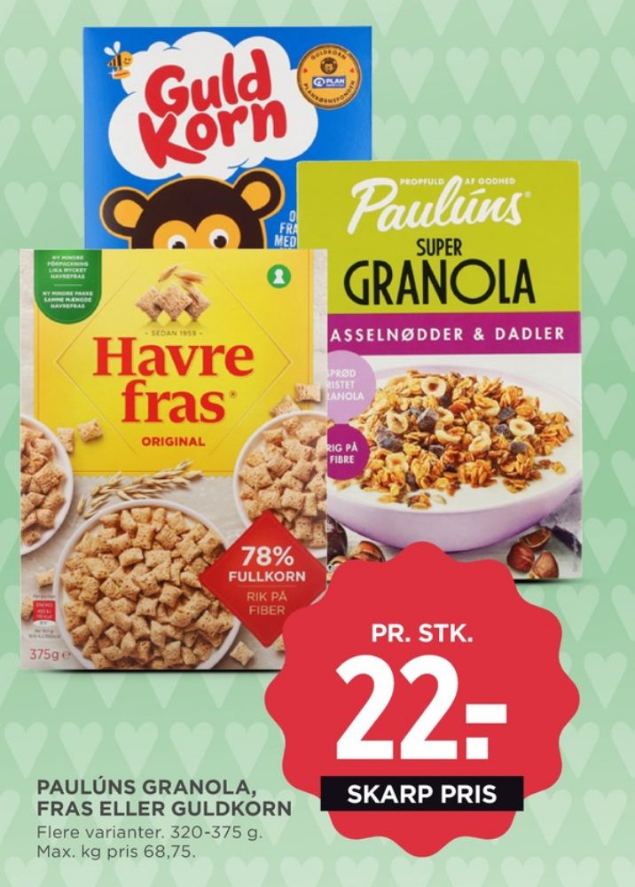 Pauluns, Granola