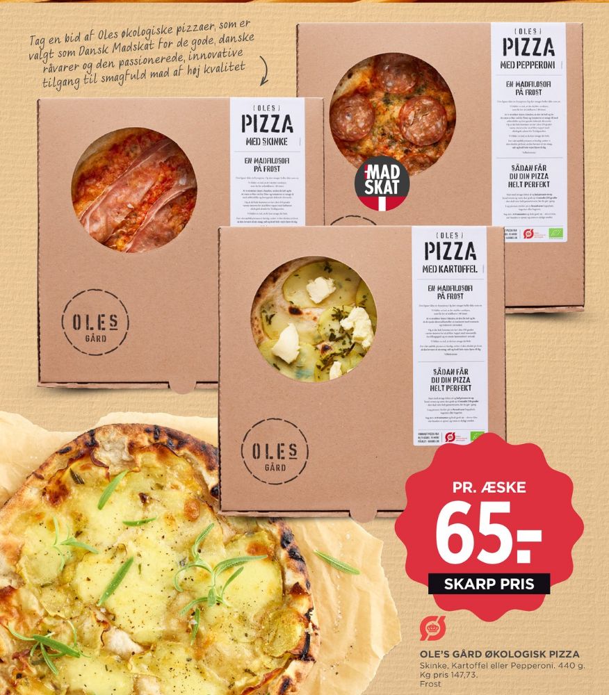 Ole's, Pizza med Kartofler