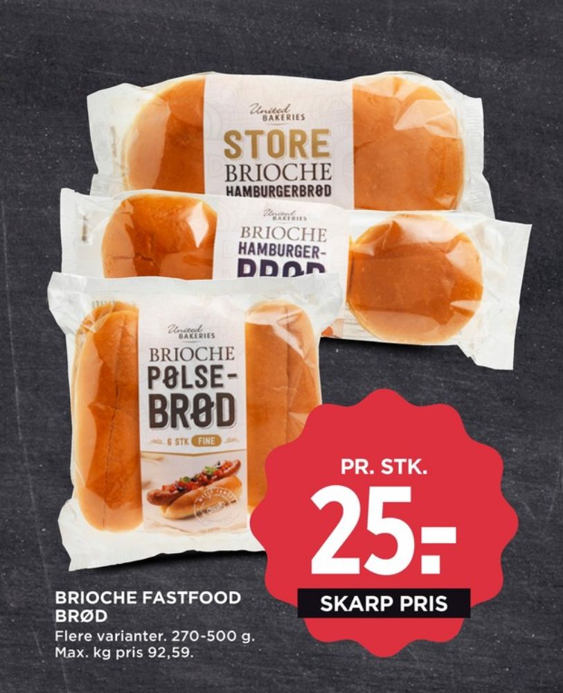 United Bakeries, Brioche Hotdogbrød