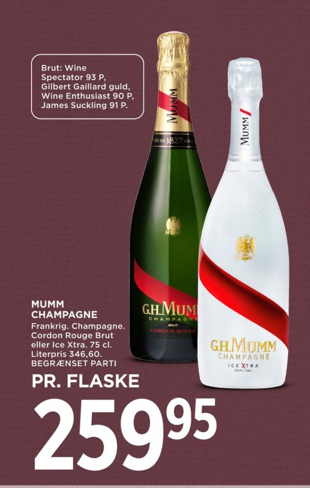 Mumm, Champagne