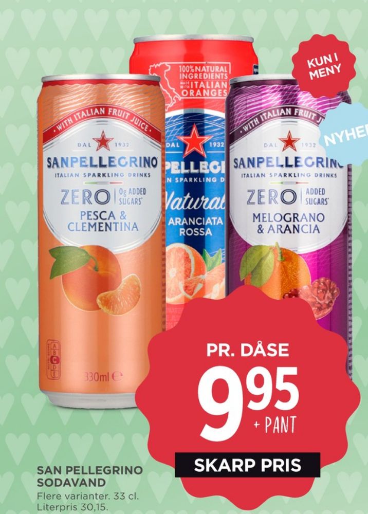 San Pellegrino Zero Pesca & Clementina, Sodavand