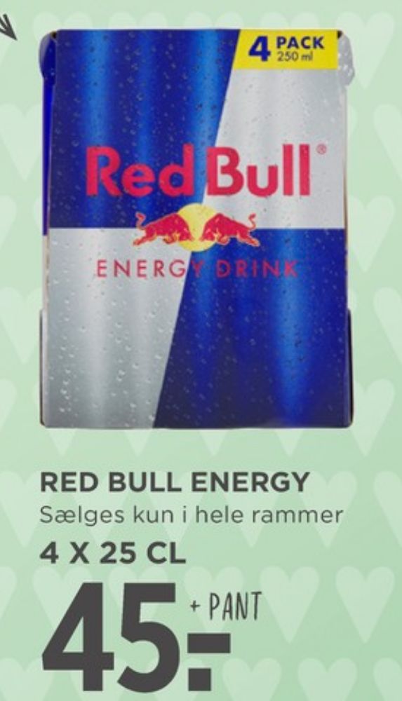 Red Bull Energy, Energidrik 4 pk.