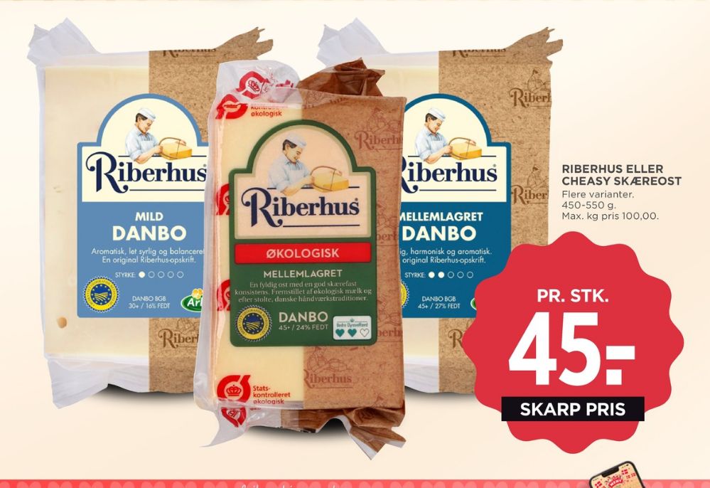 Riberhus, Skæreost Mellemlagret