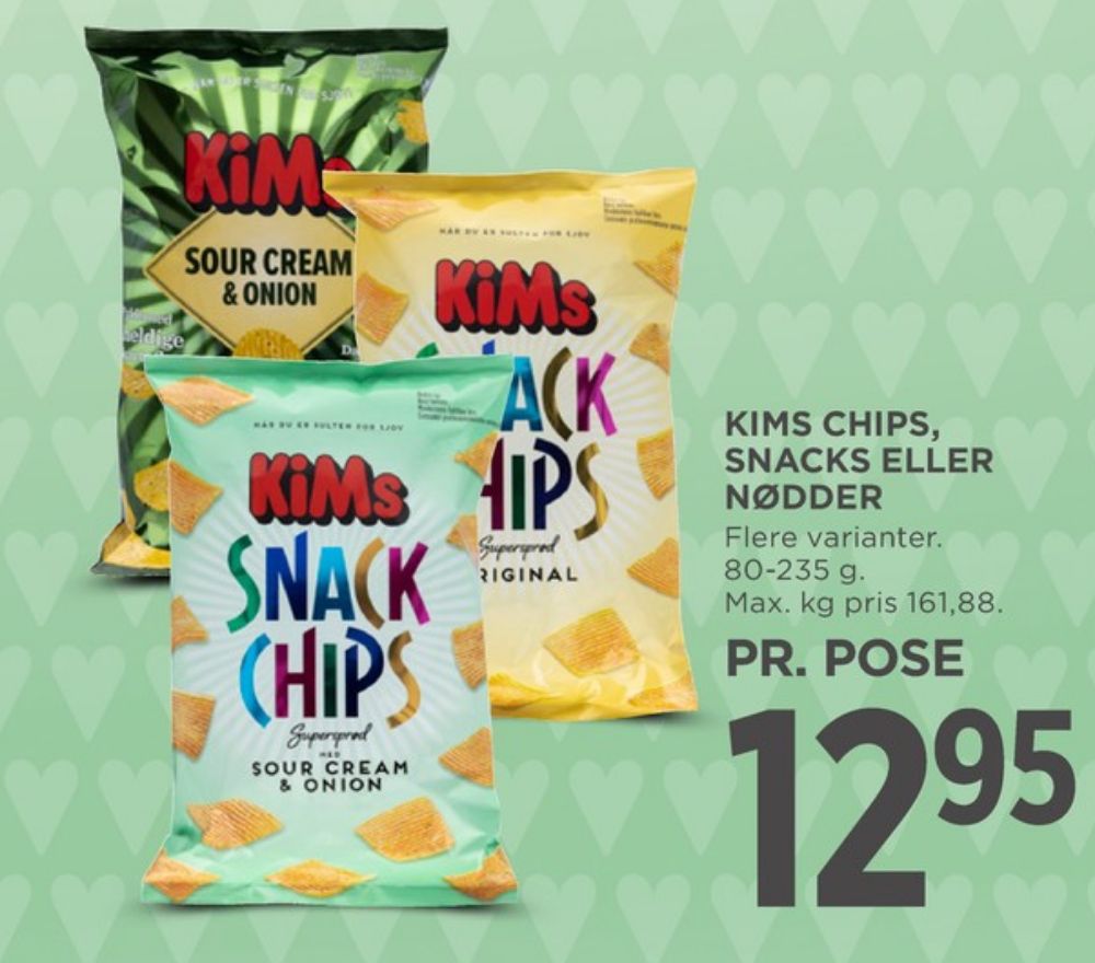 Kims, Snack Chips sour cream & onion