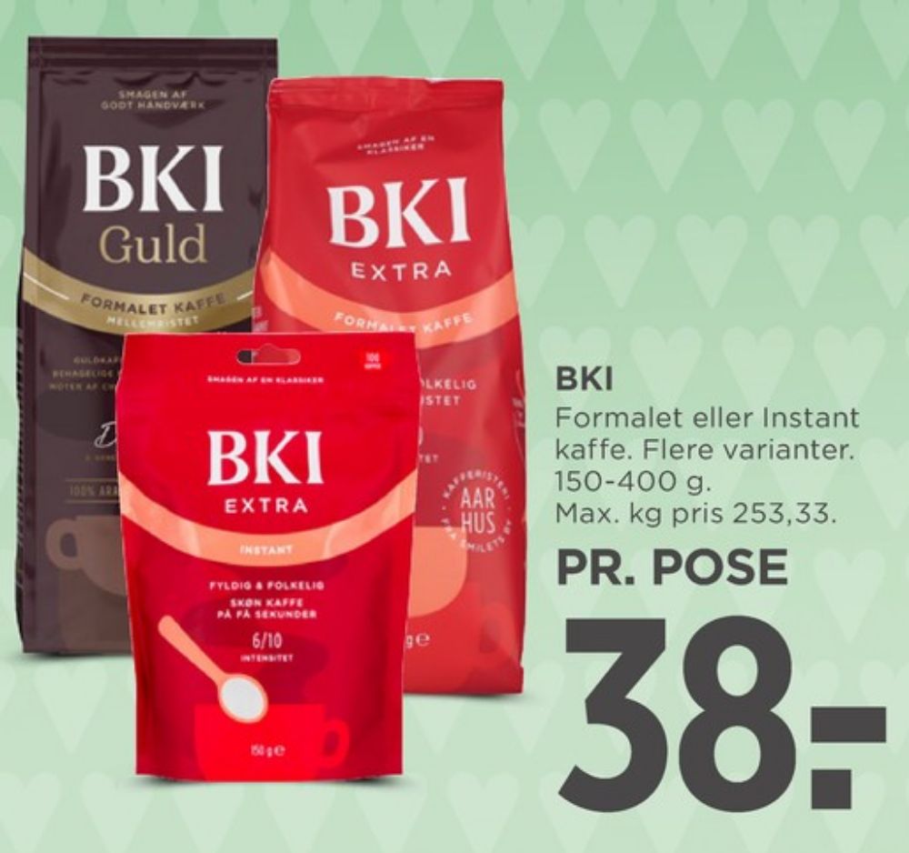 BKI Extra, Instant Kaffe