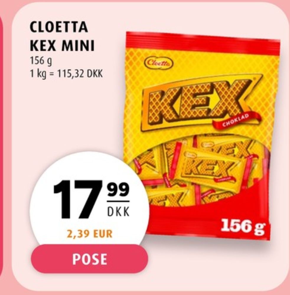 Cloetta KexChoklad, Chokoladebar