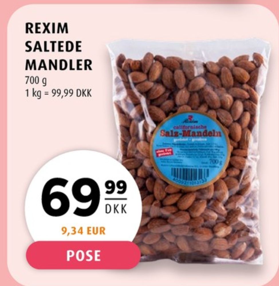 Rexim, Saltede Mandler