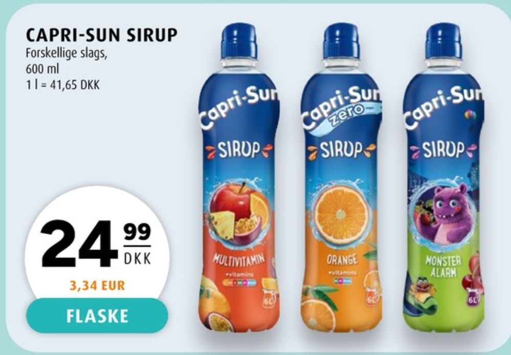 Capri-Sun, Sirup Multi Vitamin Frugtdrik