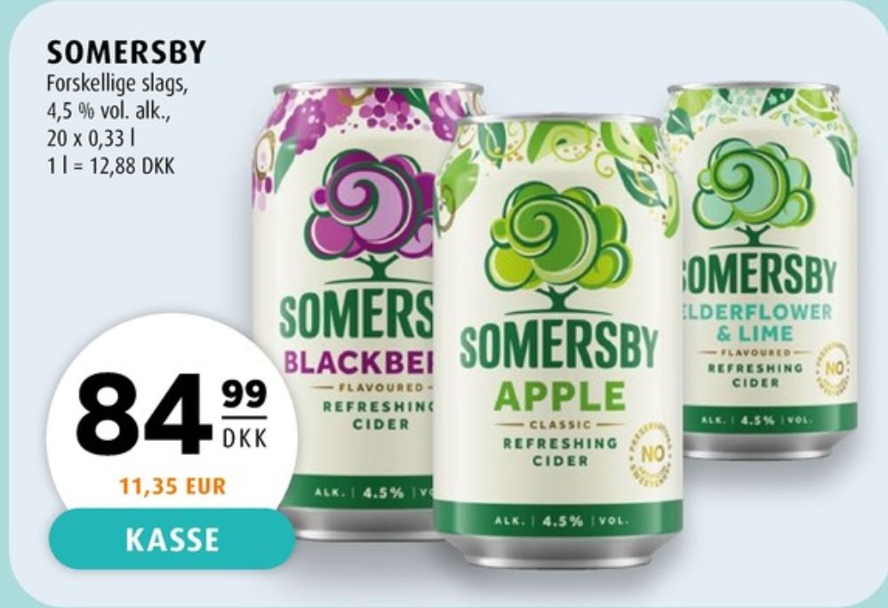 Somersby Blackberry, Blackberry Cider 20 pk.