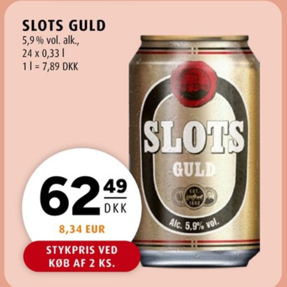 Slots Guld, Øl