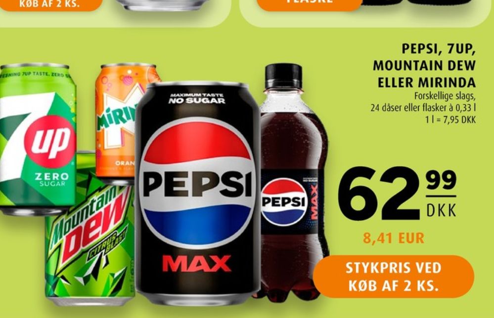 Pepsi Max, Cola 24 pk.