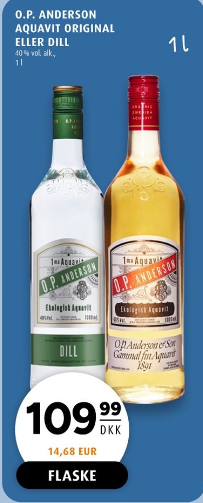 OP Anderson Original, Akvavit