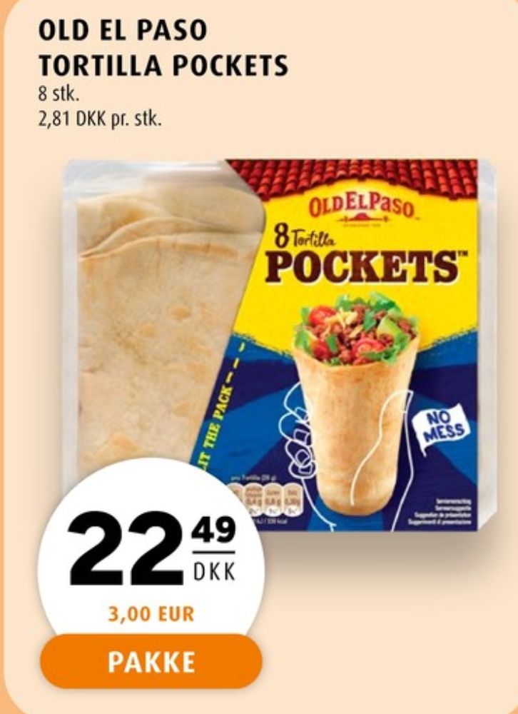 Old el Paso, Tortillapockets
