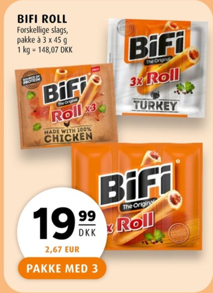 Bifi, Salami Snacks Chicken