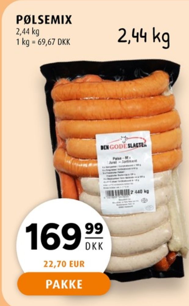 Den Gode Slagter, Pølsemix
