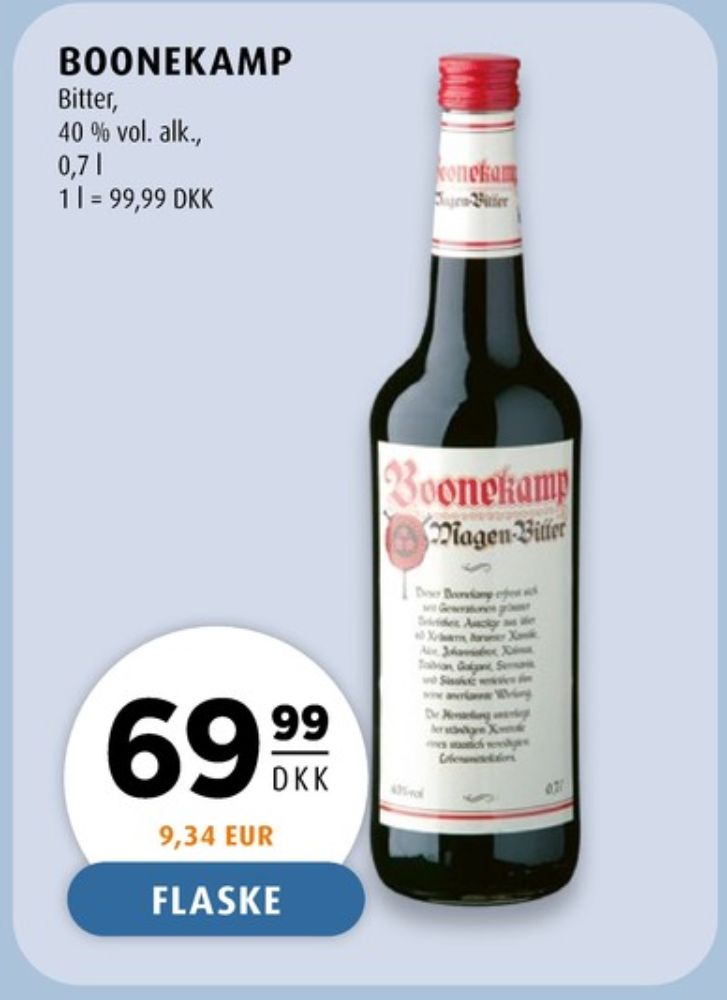 Boonekamp, Bitter
