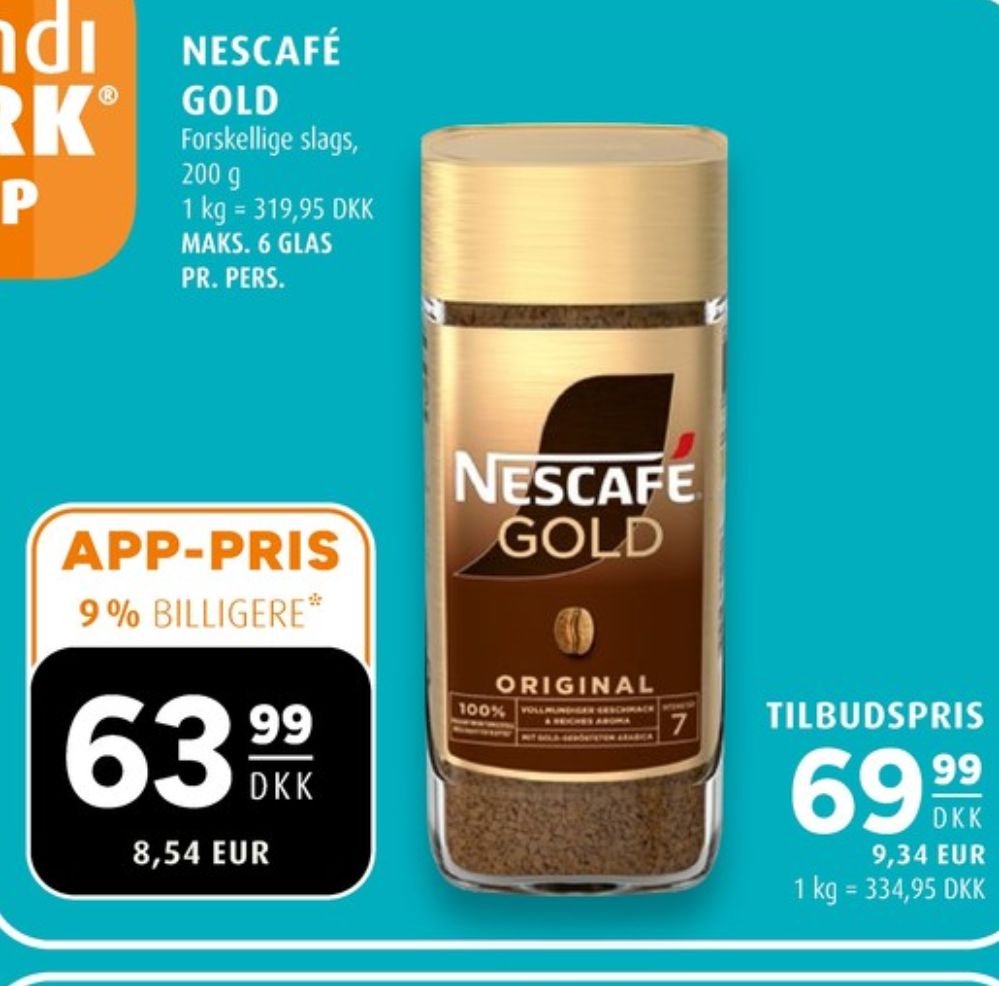 Nescafe Gold, Instant Kaffe