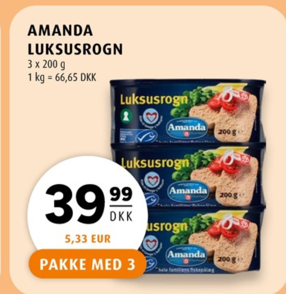 Amanda Seafood, Torskerogn