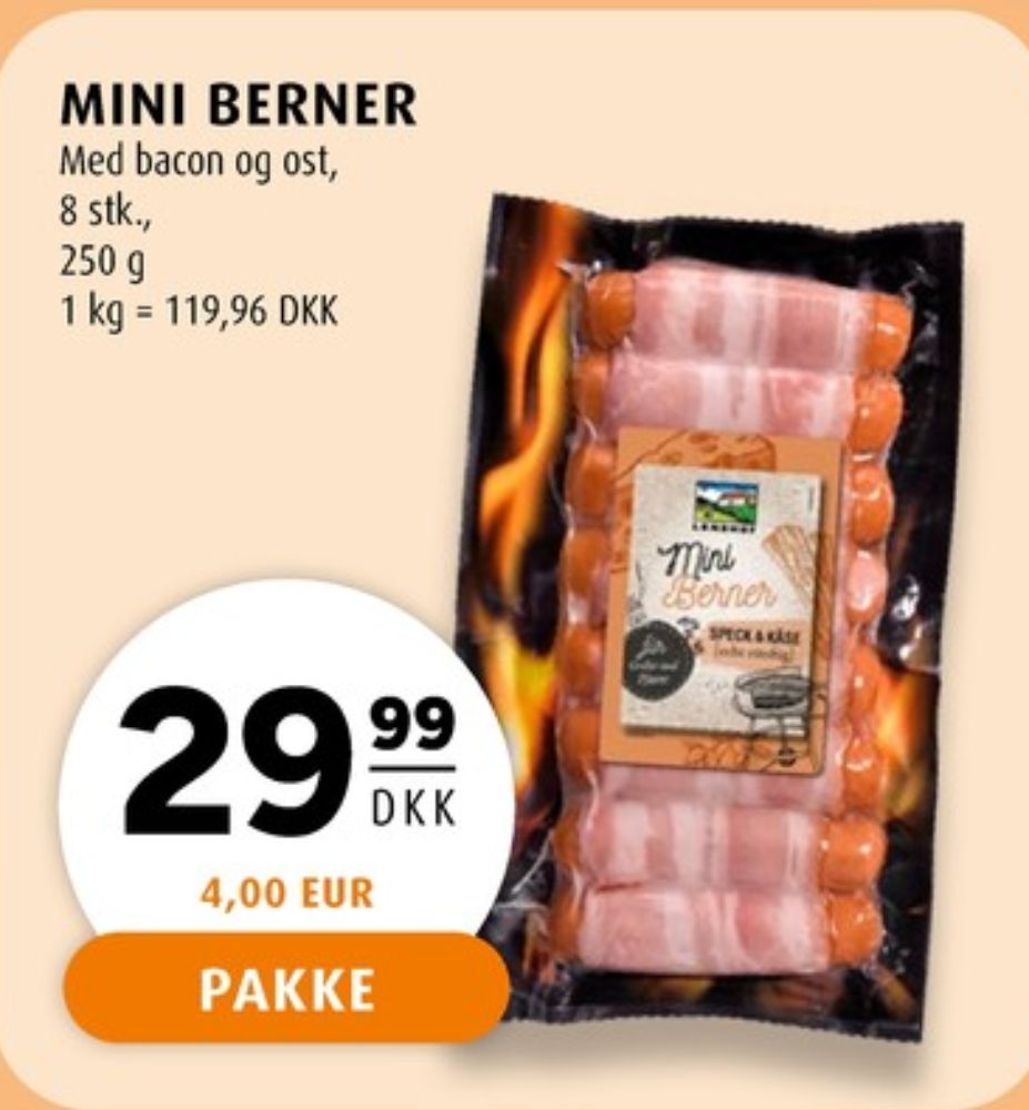 Mini Berner pølser