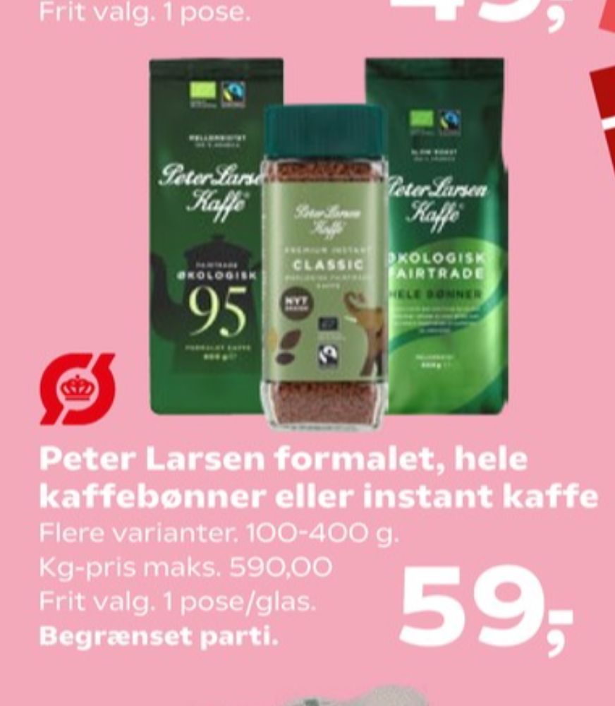 Peter Larsen Classic, Instant Kaffe