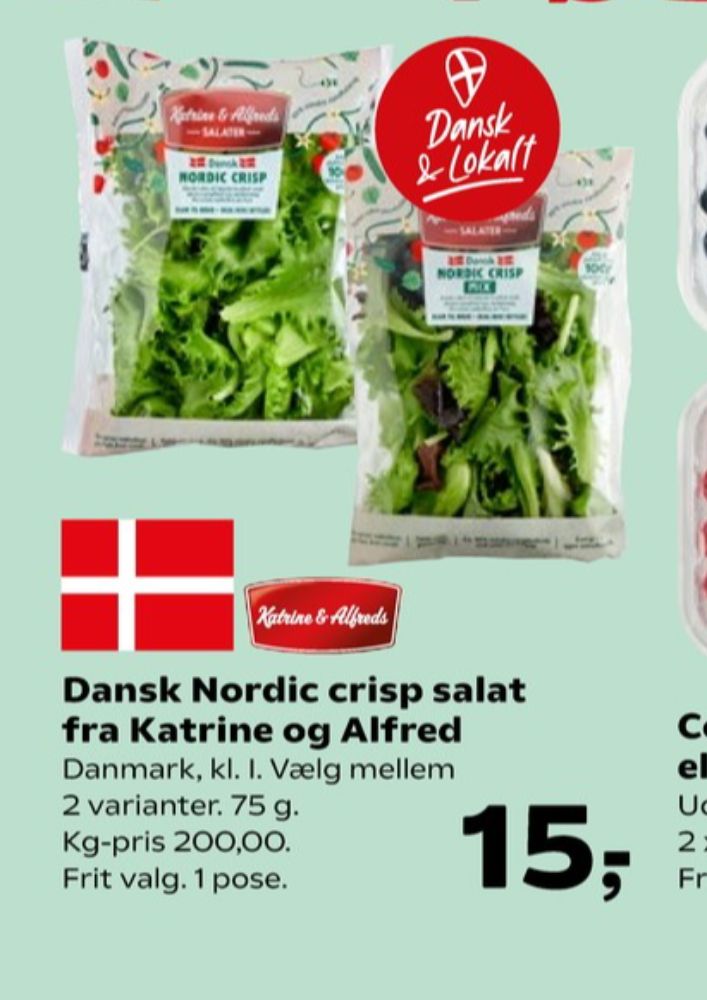 Katrine & Alfreds, Salat
