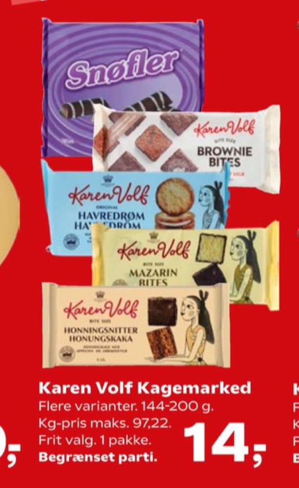 Karen Volf, Snøfler