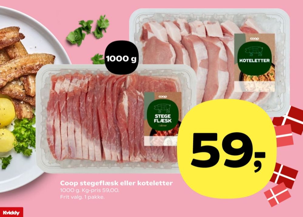 Coop, Flæsk i skiver