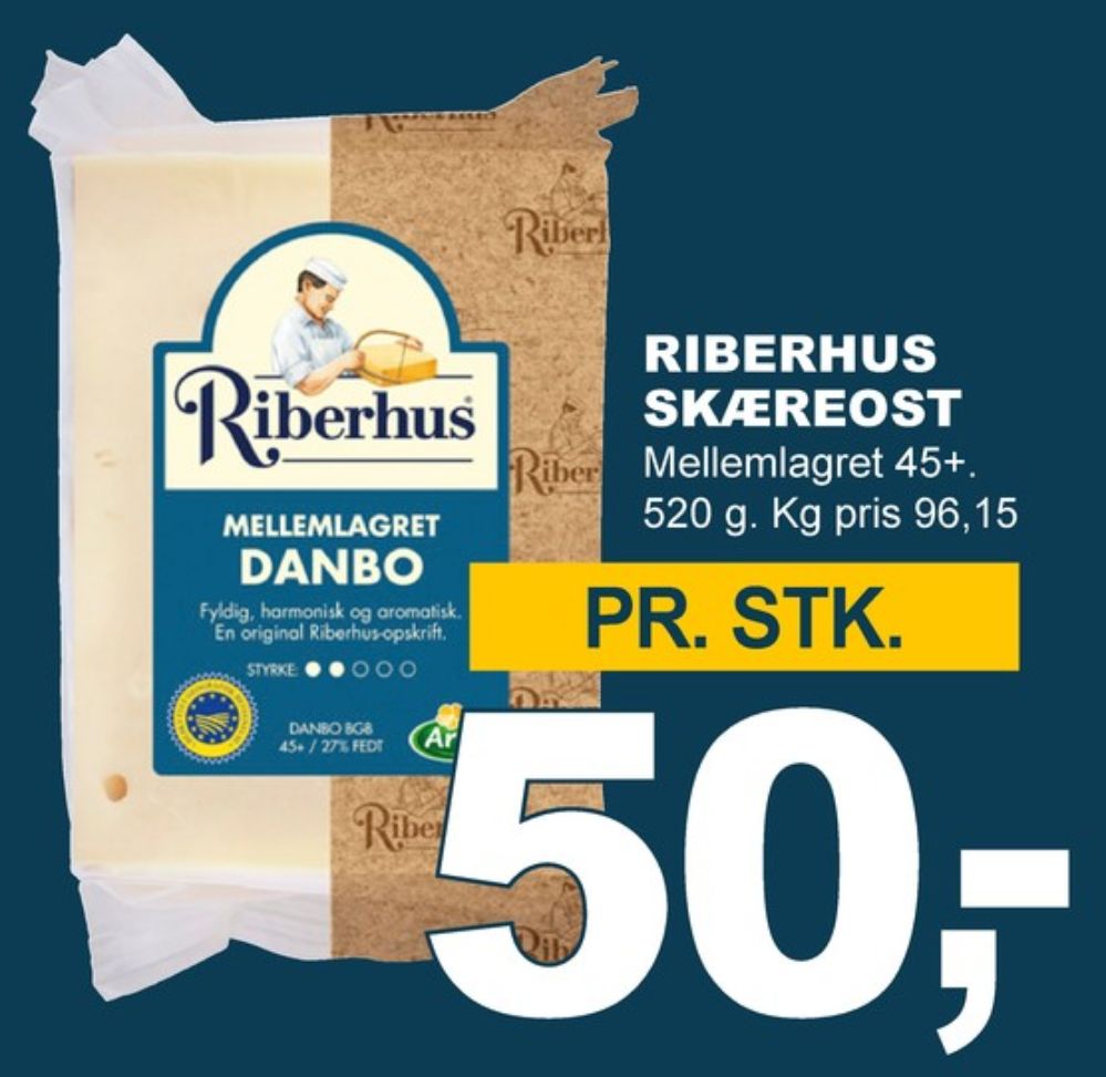 Riberhus, Skiveost Mellemlagret 45+