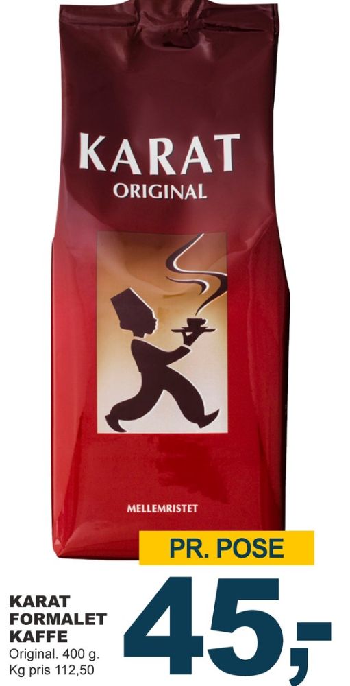 Karat Original, Kaffe Formalet