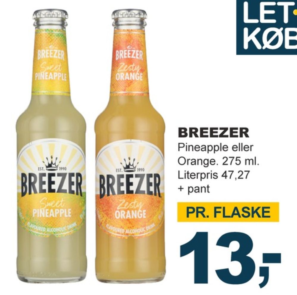 Bacardi Breezer, Zesty Orange RTD