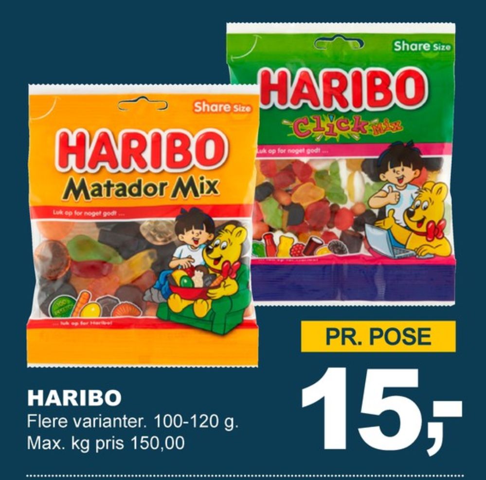 Haribo Click Mix, Slikposer