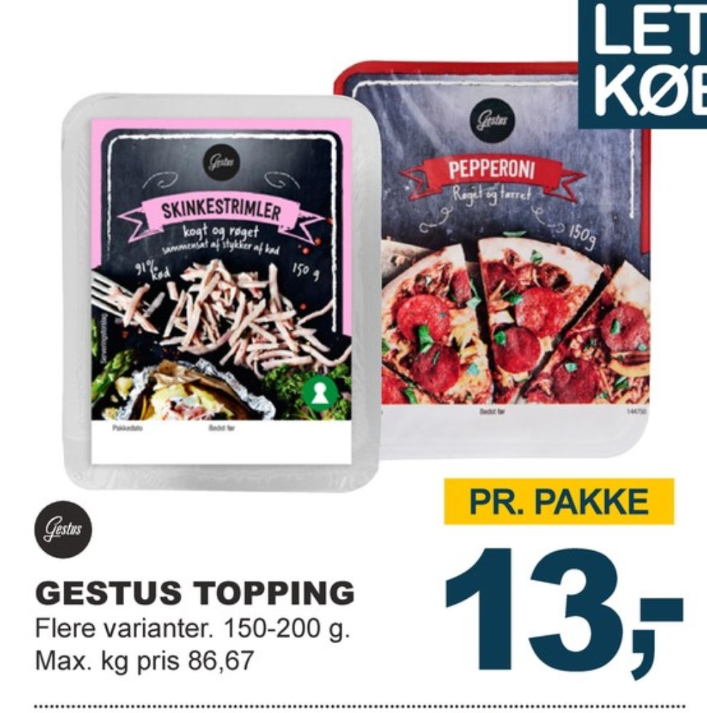 Gestus, Pepperoni